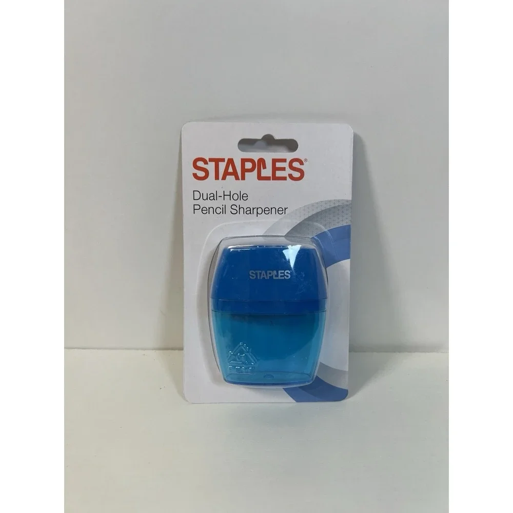 Staples‎ Manual Pencil Sharpener 2-Pack – Assorted Colors, Buyer Selectable